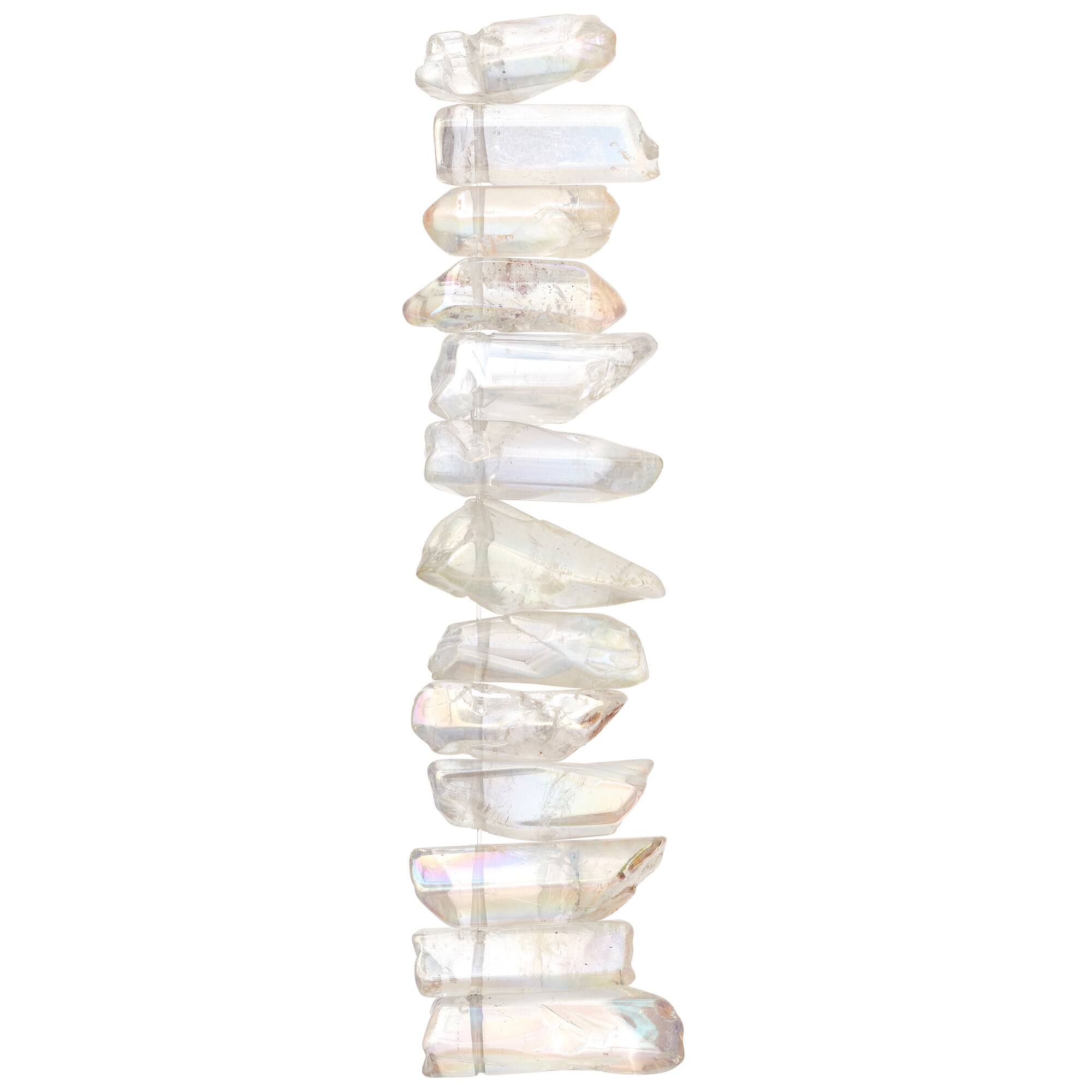 Crystal Stone Quartzite Beads, 30mm by Bead Landing™